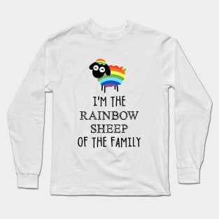 Im The Rainbow Sheep Of The Family Super Sale Ladies Awesome Long Sleeve T-Shirt